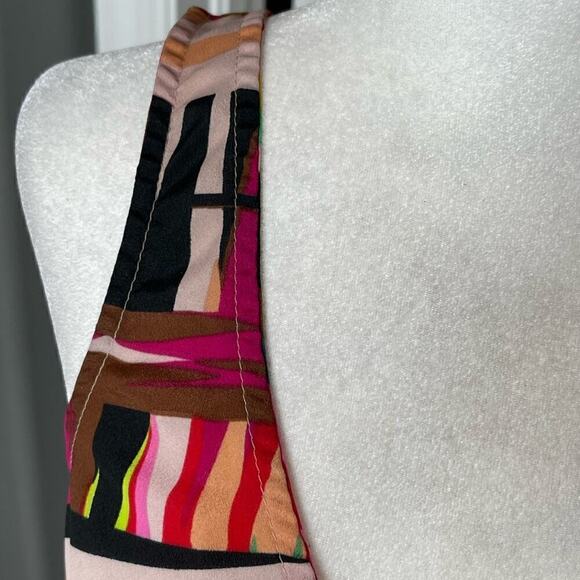 Vintage 90s Show Me Your Mumu Colorful Sleeveless Mini Dress Beach Sz Small - Picture 6 of 10